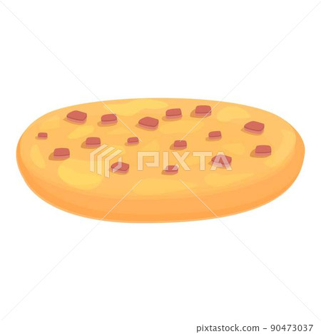 Sausage pizza icon cartoon vector. Australian food. Dish soup 90473037