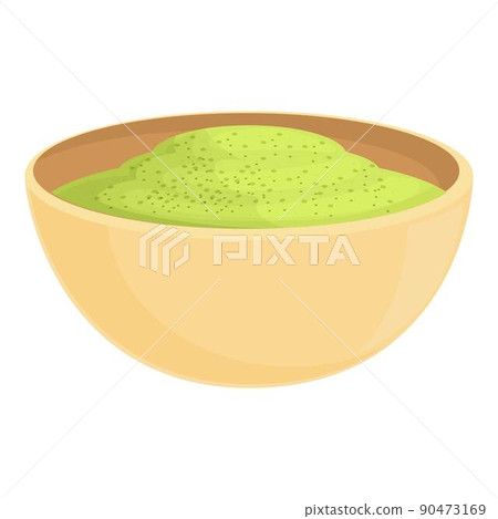Green caribbean cuisine icon cartoon vector. Food plate. Cuban dish Green caribbean cuisine icon cartoon vector. Food plate. Cuban dish 90473169