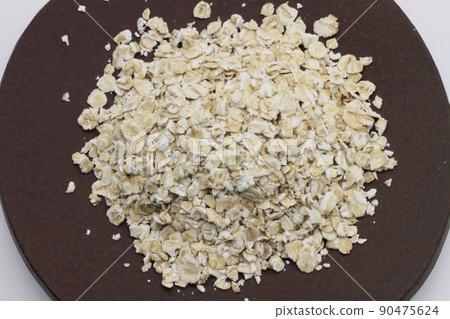 從上面看到的燕麥片照片 90475624