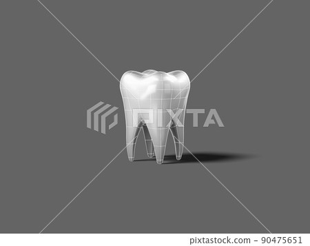 3DCG illustration of teeth 90475651