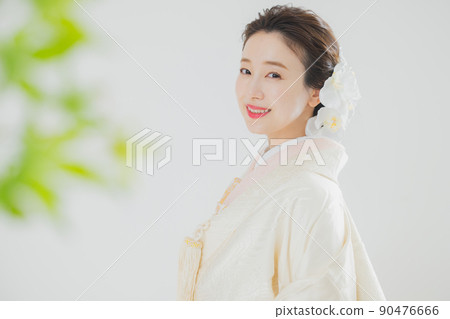 純白西方頭髮 90476666