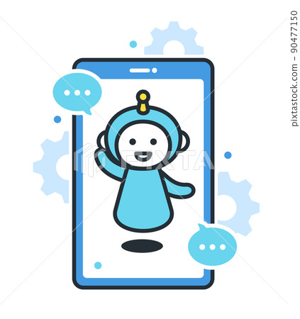 An illustration inspired by chatbot AI. 90477150