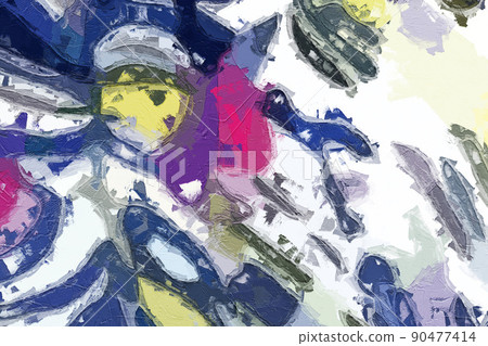 abstract oil painting texture illustration abstract oil painting texture illustration 90477414