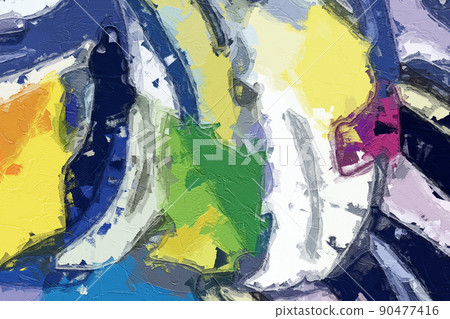 abstract oil painting texture illustration abstract oil painting texture illustration 90477416