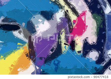 abstract oil painting texture illustration abstract oil painting texture illustration 90477418