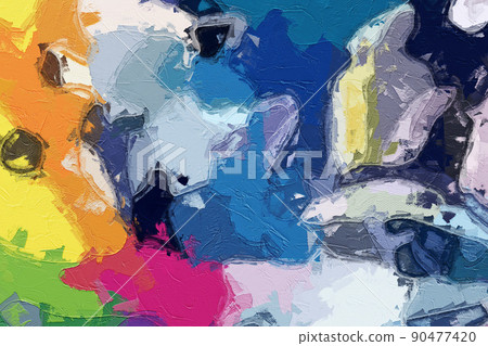 abstract oil painting texture illustration abstract oil painting texture illustration 90477420