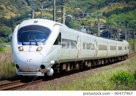 JR Kyushu 885 series limited express train (primary car) JR Kyushu 885 series limited express train (primary car) 90477467