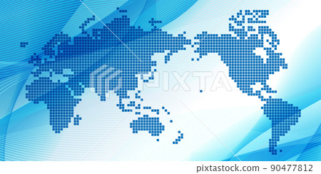 海浪世界地圖 90477812