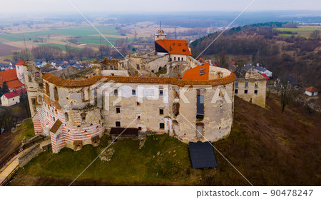 View of Janowiec Castle, Poland 90478247