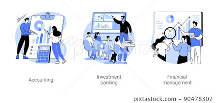 Master of Science in finance isolated cartoon vector illustrations se 90478302