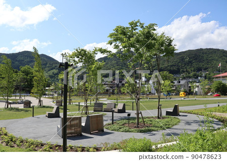 與信州善光寺相鄰的城山公園 90478623