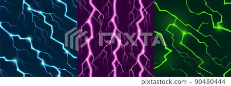 Game textures with electric lightnings 90480444