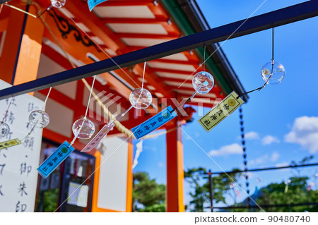 愛良神社（鹿兒島縣愛良市脅本市） 夏日傳統、風鈴 90480740