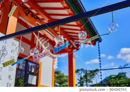 愛良神社(鹿兒島縣愛良市脅本市) 夏日傳統、風鈴 愛良神社(鹿兒島縣愛良市脅本市) 夏日傳統、風鈴 90480741