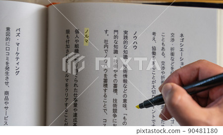 Office worker working at a company Workplace of a member of society Professional / business term (quota) Yellow Office worker working at a company Workplace of a member of society Professional / business term (quota) Yellow 90481180