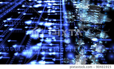 保護數據存儲的防火牆。網絡空間的電子戰。 保護數據存儲的防火牆。網絡空間的電子戰。 90481915