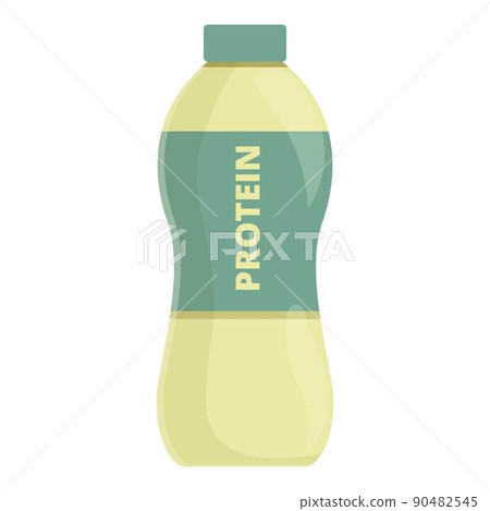 Protein bottle drink icon cartoon vector. Vegan food. Artificial disorder Protein bottle drink icon cartoon vector. Vegan food. Artificial disorder 90482545
