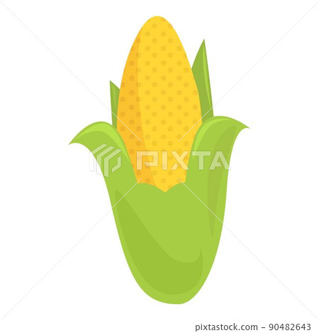 Corn lutein icon cartoon vector. Food diet. Natural health 90482643
