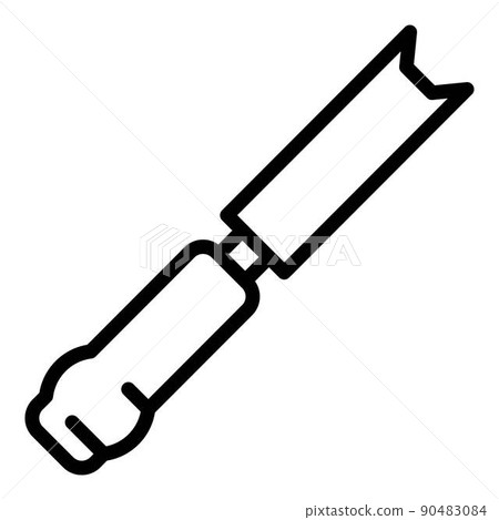Chisel equipment icon, outline style 90483084
