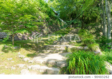 《愛媛縣》晴好的宇和島城_宇和島市 《愛媛縣》晴好的宇和島城_宇和島市 90483262