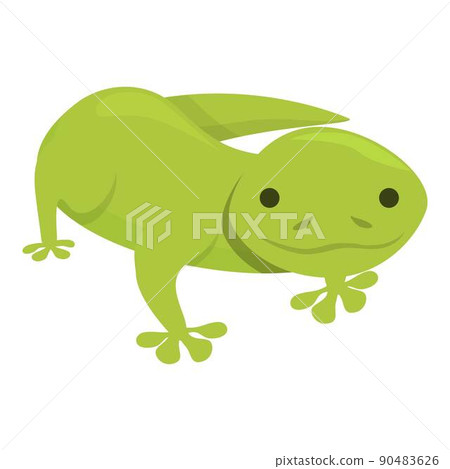 Animal reptile icon cartoon vector. Gecko lizard. Face reptile Animal reptile icon cartoon vector. Gecko lizard. Face reptile 90483626