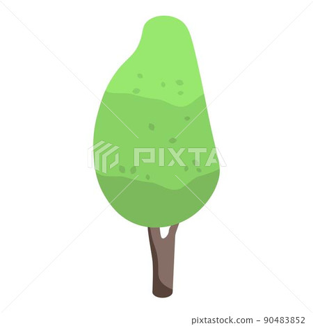 Tree garden icon, isometric style 90483852
