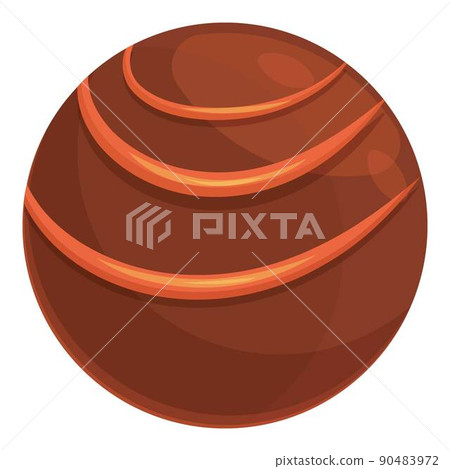 Chocolate dessert icon cartoon vector. Cocoa candy. Cacao food Chocolate dessert icon cartoon vector. Cocoa candy. Cacao food 90483972