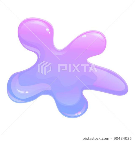 Toxic slime icon cartoon vector. Drip goo. Liquid sticky 90484025