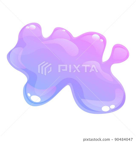 Splat splash icon cartoon vector. Slime drip. Liquid goo Splat splash icon cartoon vector. Slime drip. Liquid goo 90484047