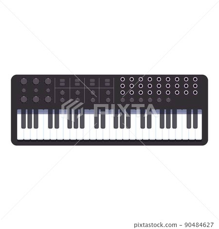 Vocal synthesizer icon cartoon vector. Music dj. Mixer controller Vocal synthesizer icon cartoon vector. Music dj. Mixer controller 90484627