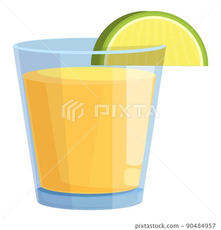 Tequila lime shot icon cartoon vector. Alcohol agave. Salt drink Tequila lime shot icon cartoon vector. Alcohol agave. Salt drink 90484957