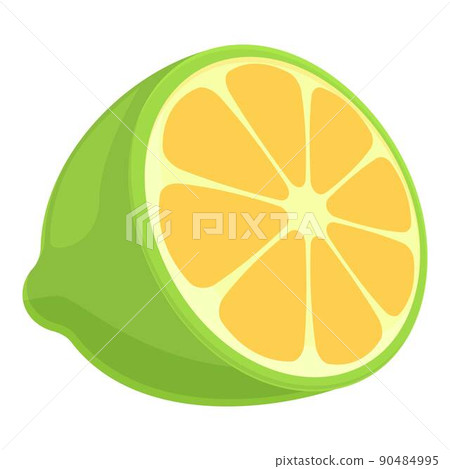 Mexican lime icon cartoon vector. Tequila lemon. Mexico alcohol 90484995
