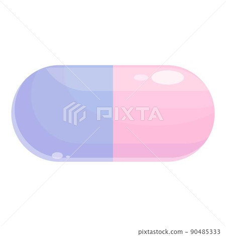 Contraception capsule icon cartoon vector. Birth control. Oral male Contraception capsule icon cartoon vector. Birth control. Oral male 90485333