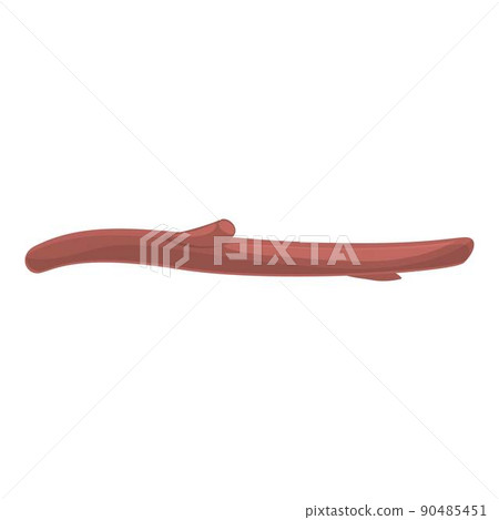 Dog wood stick icon cartoon vector. Pet play. Animal item 90485451