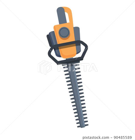 Bush cutter icon cartoon vector. Garden grass. Weed electric Bush cutter icon cartoon vector. Garden grass. Weed electric 90485589