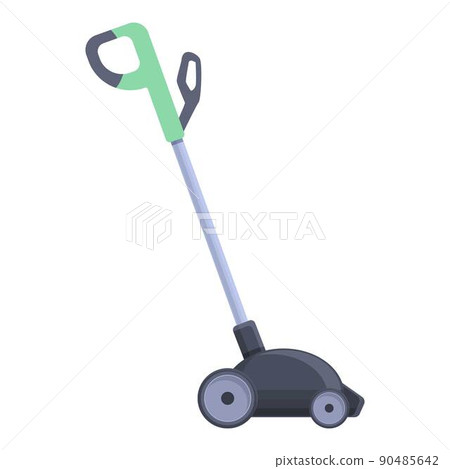 Trimmer icon cartoon vector. Lawn garden. Grass mower 90485642
