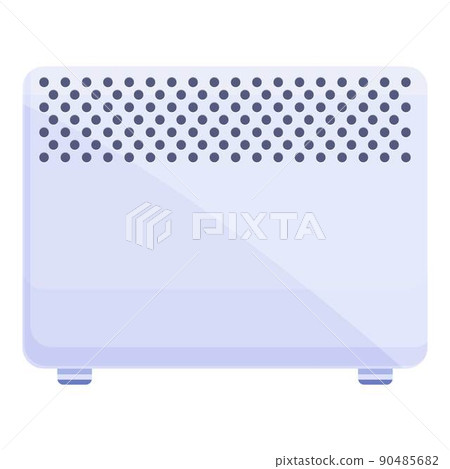 Central convector icon cartoon vector. Electric radiator. Room heat 90485682