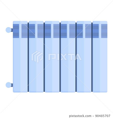 Heater radiator icon cartoon vector. Electric convector. Wall heating Heater radiator icon cartoon vector. Electric convector. Wall heating 90485707