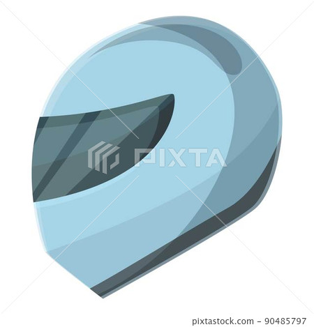 Helmet icon cartoon vector. Biker part. Sport bike 90485797