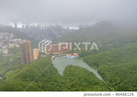 the landscape of Wong Nai Chung Reservoir Park 4 June 2022 the landscape of Wong Nai Chung Reservoir Park 4 June 2022 90486126