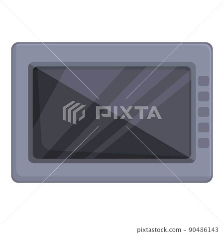 Intercom display icon cartoon vector. Video system. Phone security Intercom display icon cartoon vector. Video system. Phone security 90486143