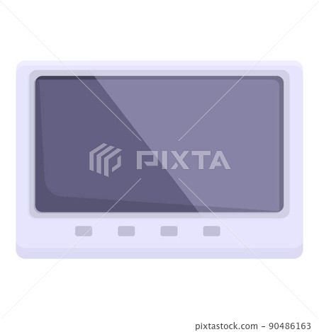 Intercom building icon cartoon vector. Door system. Alarm access Intercom building icon cartoon vector. Door system. Alarm access 90486163
