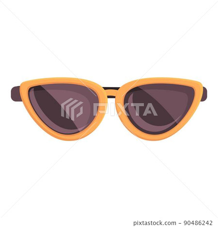 Woman sunglasses icon cartoon vector. Fashion accessory. Summer beauty Woman sunglasses icon cartoon vector. Fashion accessory. Summer beauty 90486242