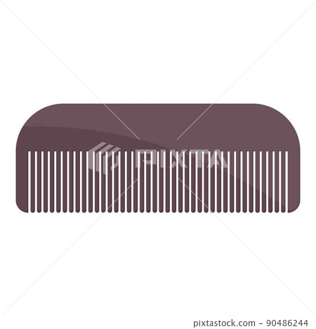 Plastic comb icon cartoon vector. Fashion accessory. Female makeup 90486244