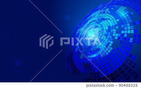 Colorful mosaic spiral turntable big data technology background Colorful mosaic spiral turntable big data technology background 90488328