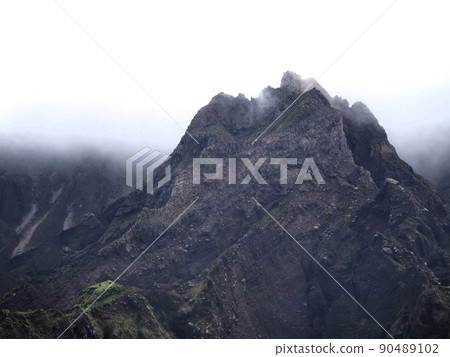 Sakurajima scenery "Japanese style image" (Kagoshima) 90489102