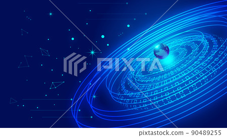 Three Weirs Earth, 01 Characters, Digital Lights, World Network, Big Data, Abstract Background Three Weirs Earth, 01 Characters, Digital Lights, World Network, Big Data, Abstract Background 90489255