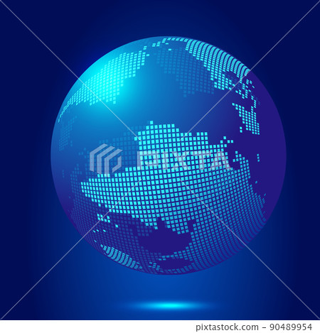 Digital Digital, Globalization Network Technology, Technical Concept Abstract Digital 90489954