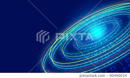 孔徑, 01, 孔徑, 互聯網, 大數據, 抽象背景 90490014