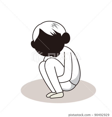 抑鬱的男性形象 90492929